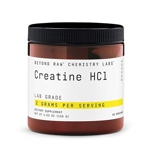BEYOND RAW Creatine HCl Powder, Science Backed, Lab Grade, Creatine