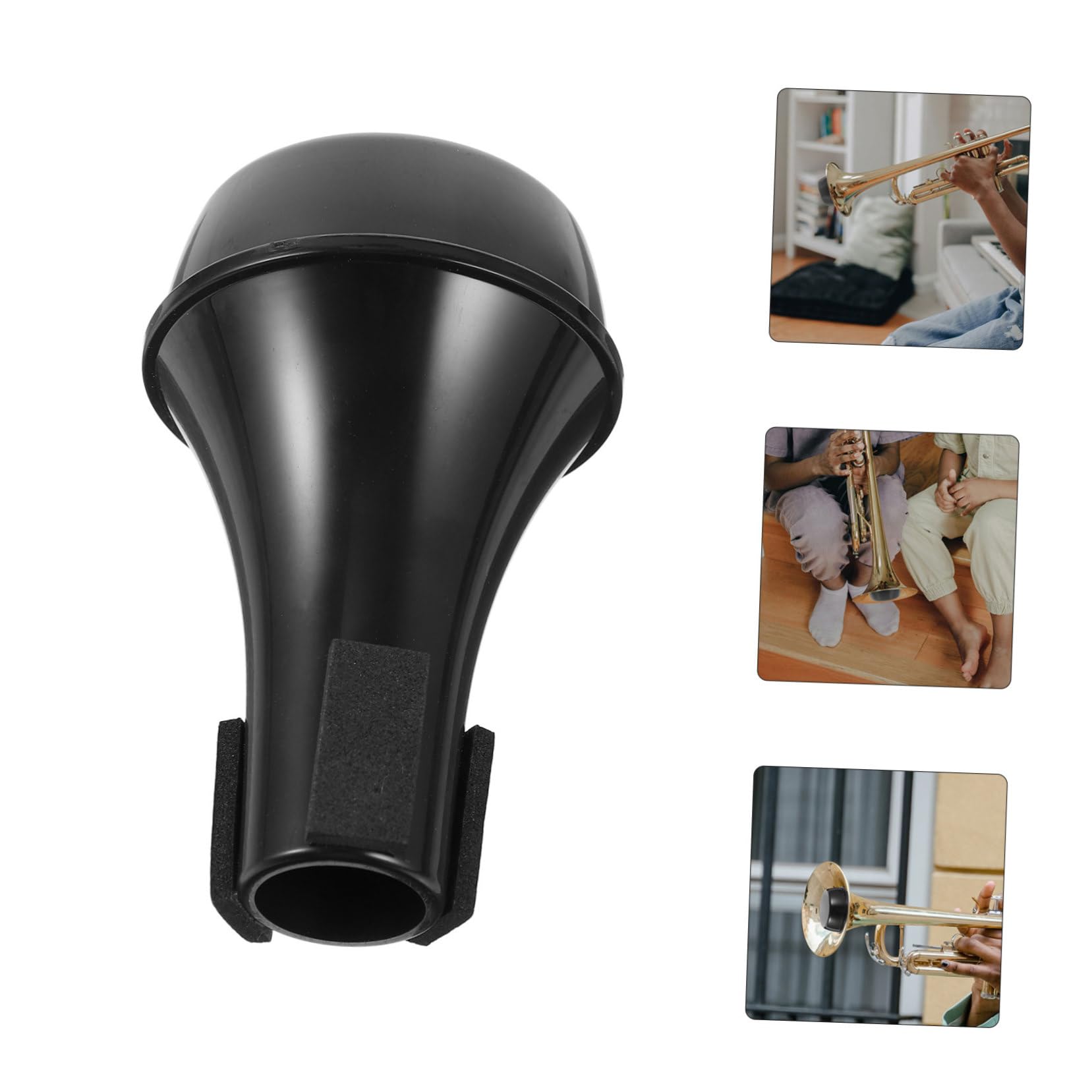 Levemolo Mini Mute Trumpet Stand for Trumpet Practice Mute Trumpet Easy Install Remove for Beginners