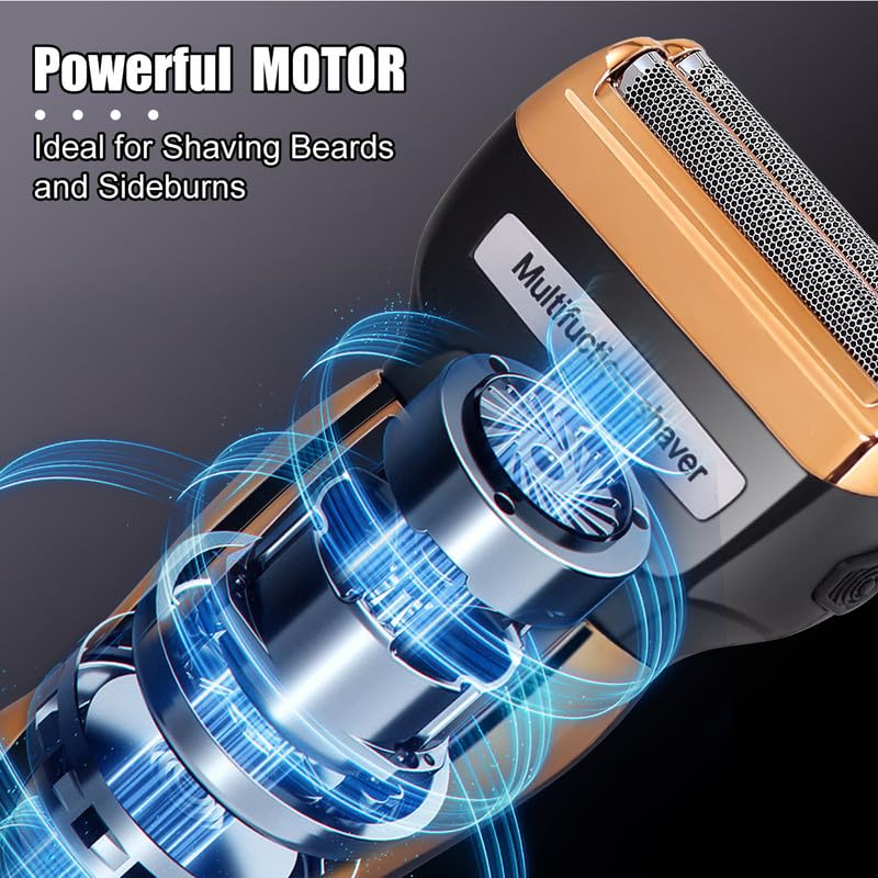 Image of SOLIMPIA HT-6273 3-in-1 Rechargeable Shaver Hair Clipper & Nose Trimmer Set, Beard & Moustaches Hair Machine Hair Clipper, Shaver & Nose Trimmer with Precision Blades