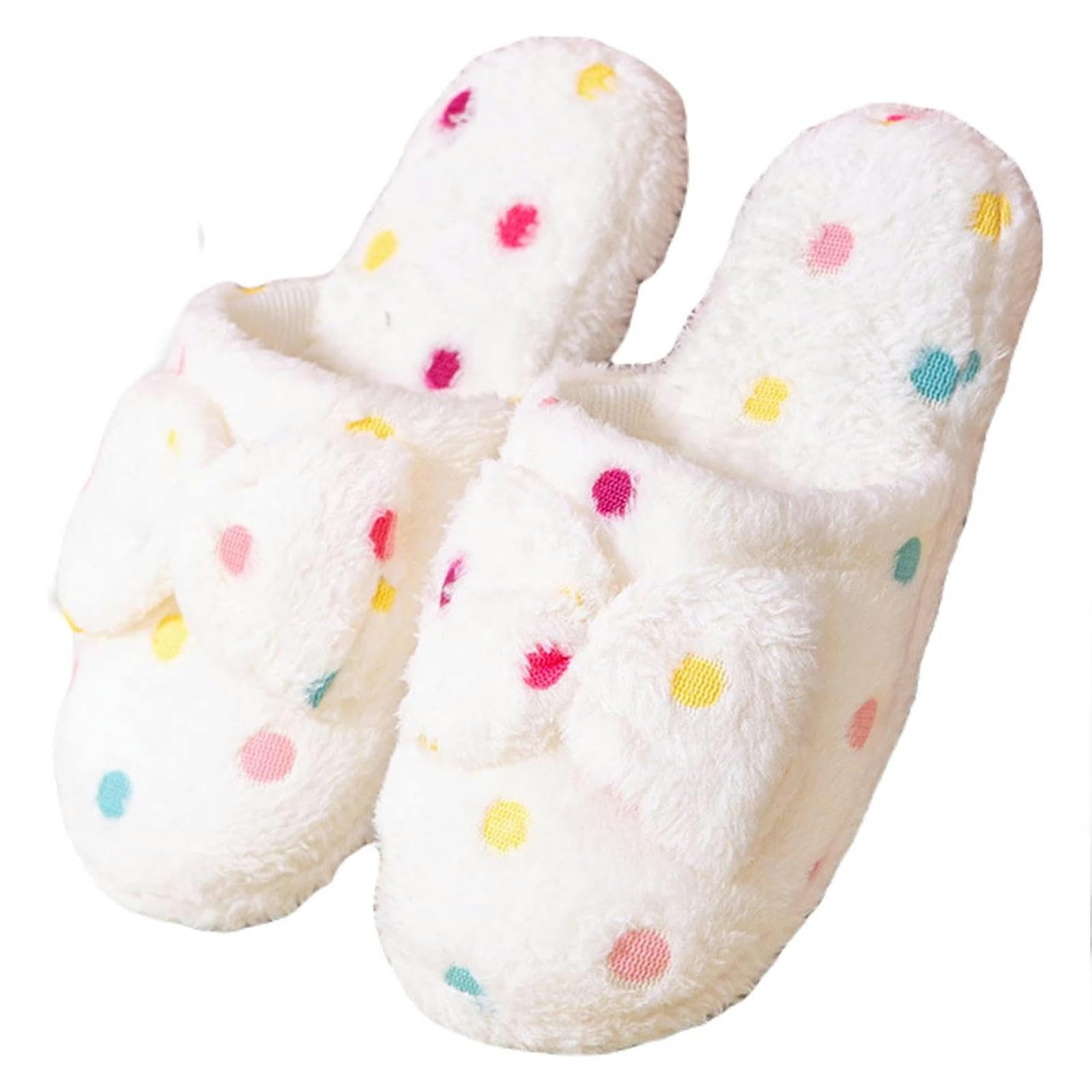 Ciabatte Donna Invernali Pantofole Invernali in Casa Calore Carino Spesse Scarpe per Il Tempo Libero Non Slip-pink-37-38