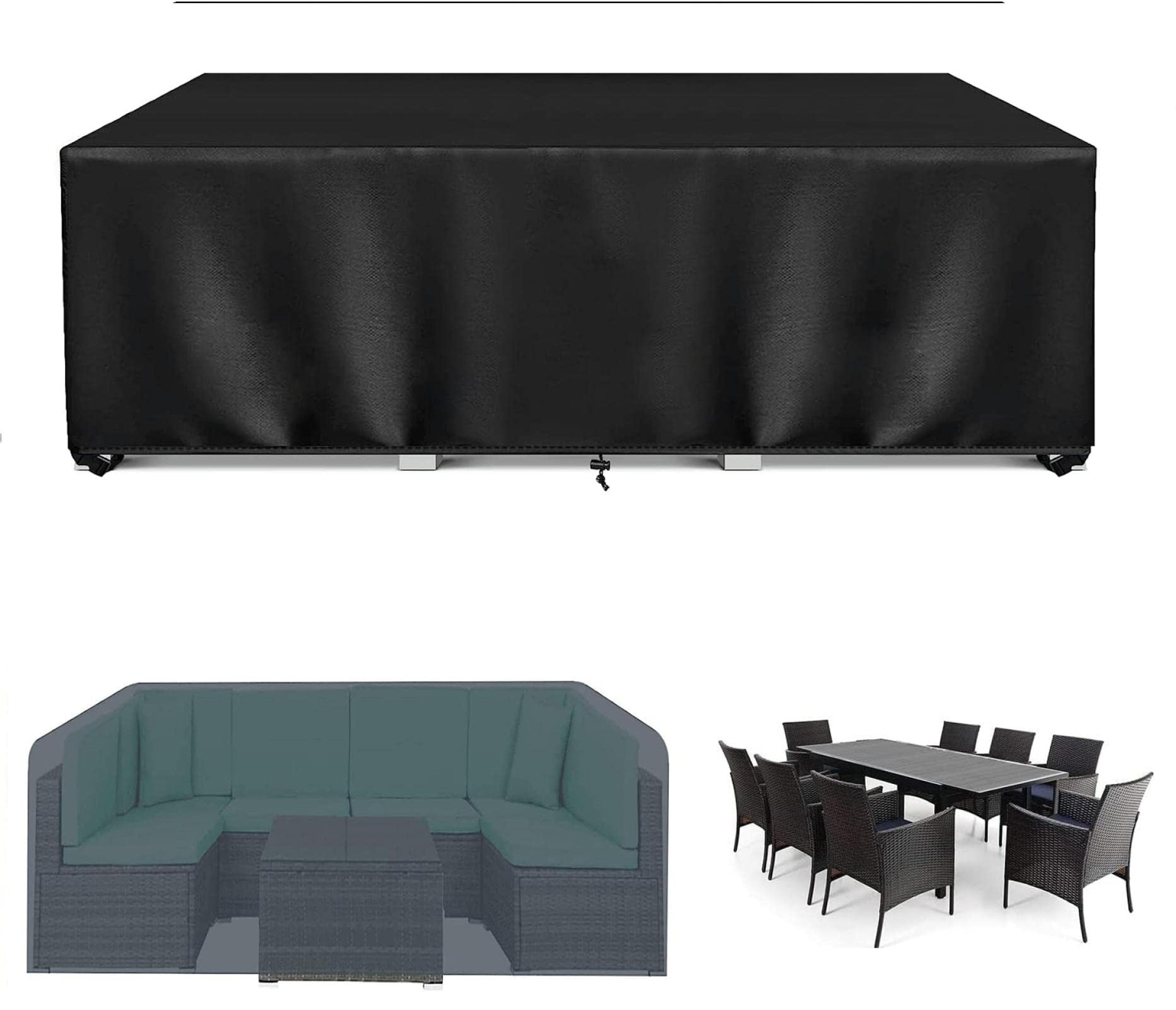 KDXAOBEI Housse Salon De Jardin 200x110x75cm Exterieur