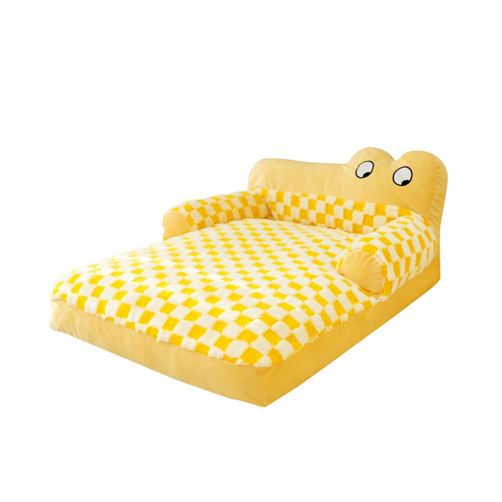 Coussin doux pour dormir et faire la sieste - Canapé pelucheux chien