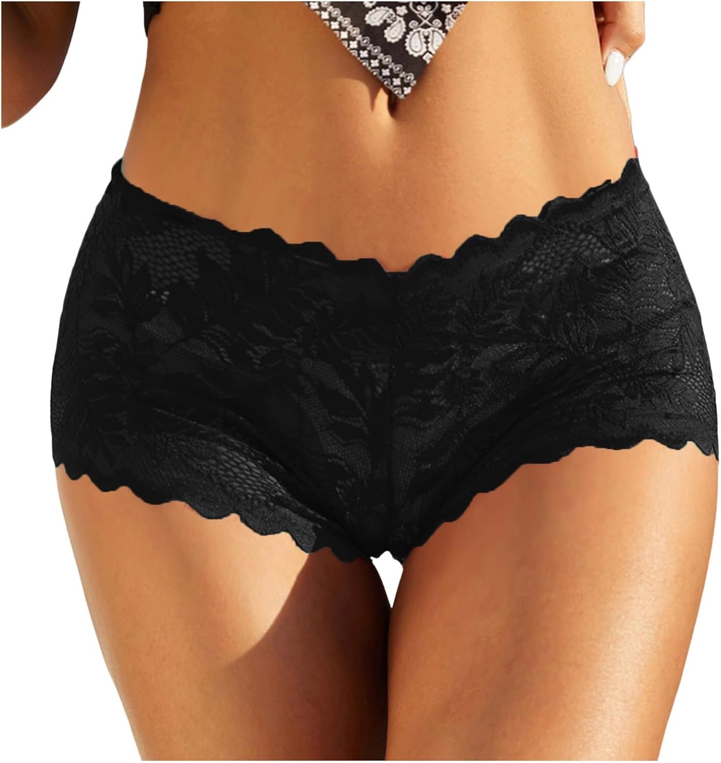Lace Boy Shorts Stretch Lace Shorts Hanky Panky Net Sustain