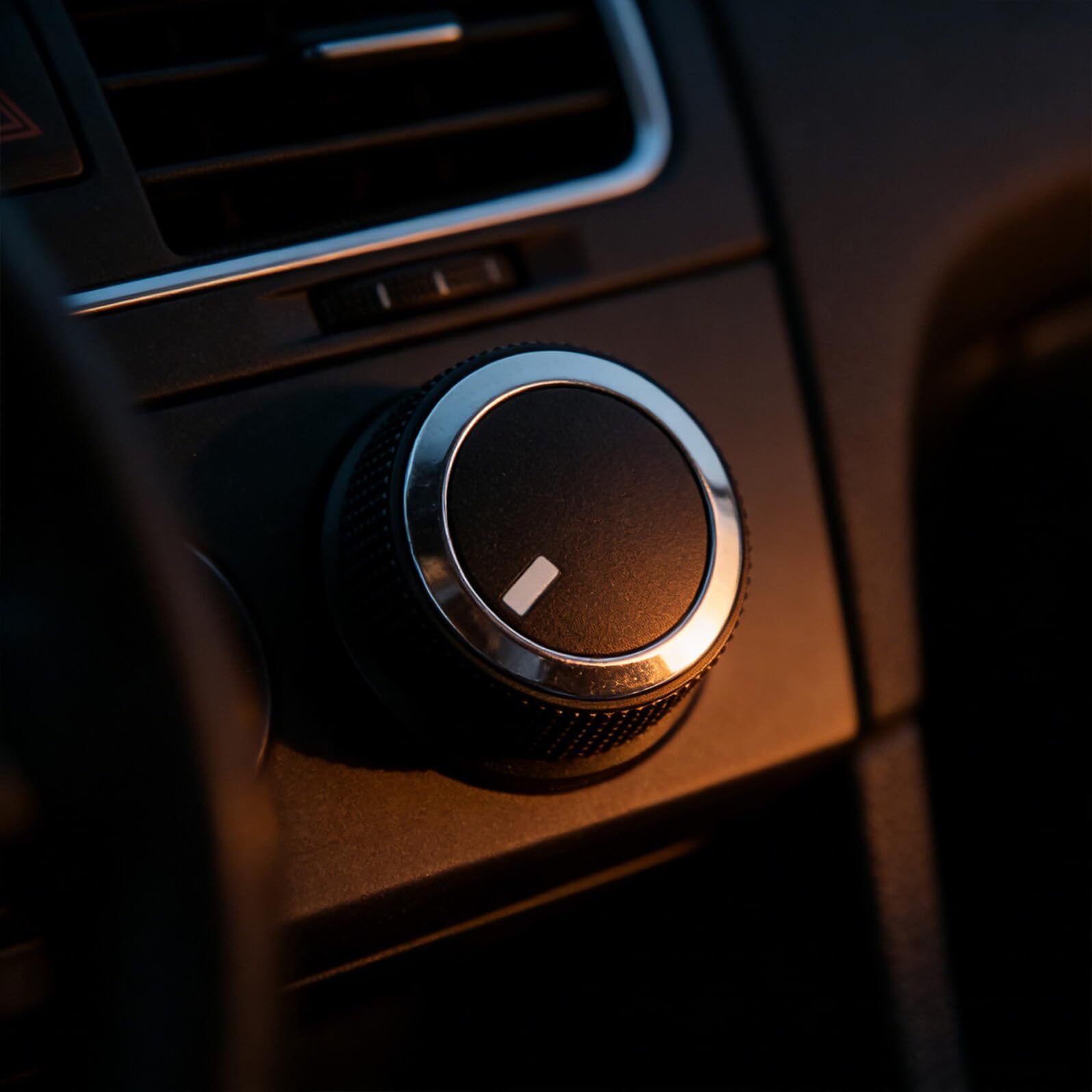 Toyvian 2 Pièces Bouton de Contrôle de Température Installation Directe 2008-2017 Réglage Rapide, Matériau Plastique et Aluminium Solide pour Climatisation Voiture