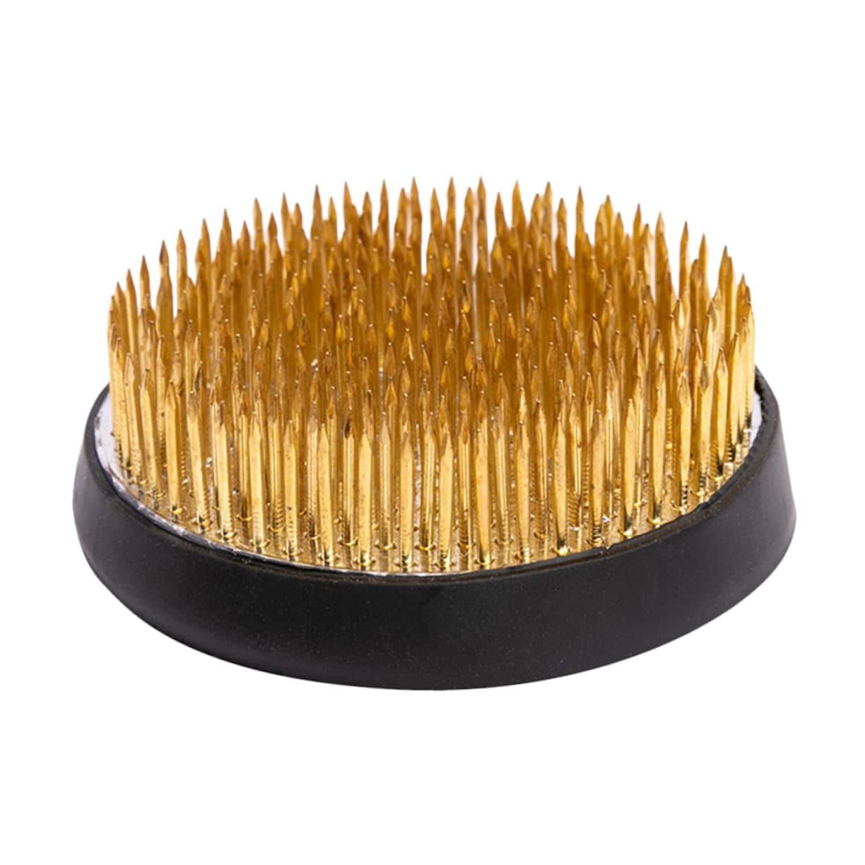 Beatifufu Flower Arrangement Holder Flower Arranging Tool Copper Needle Nonslip Base