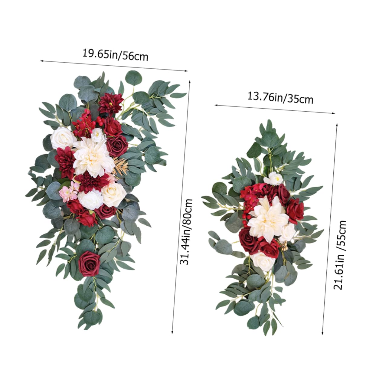Ciieeo Künstliche Blumenkranz Blumen-hochzeitsdekoration Girlanden Für Hochzeitsfeier
