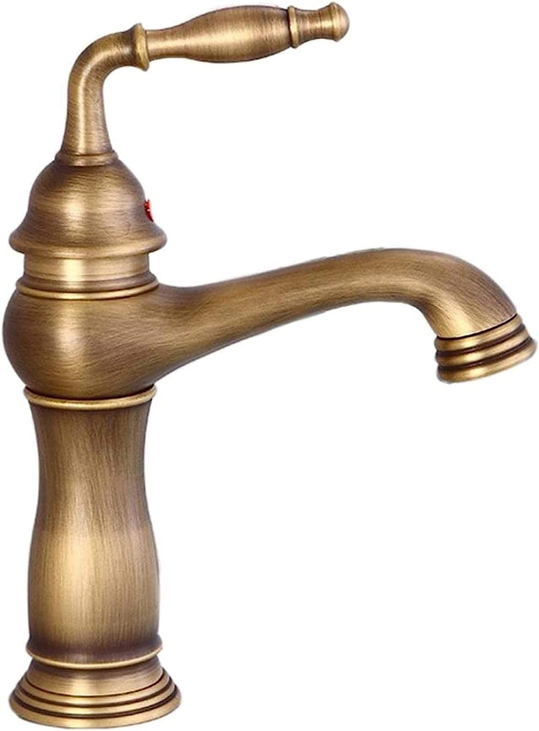 Robinet de lavabo rétro en cuivre pour vasque de salle de bain d'ambiance rétro