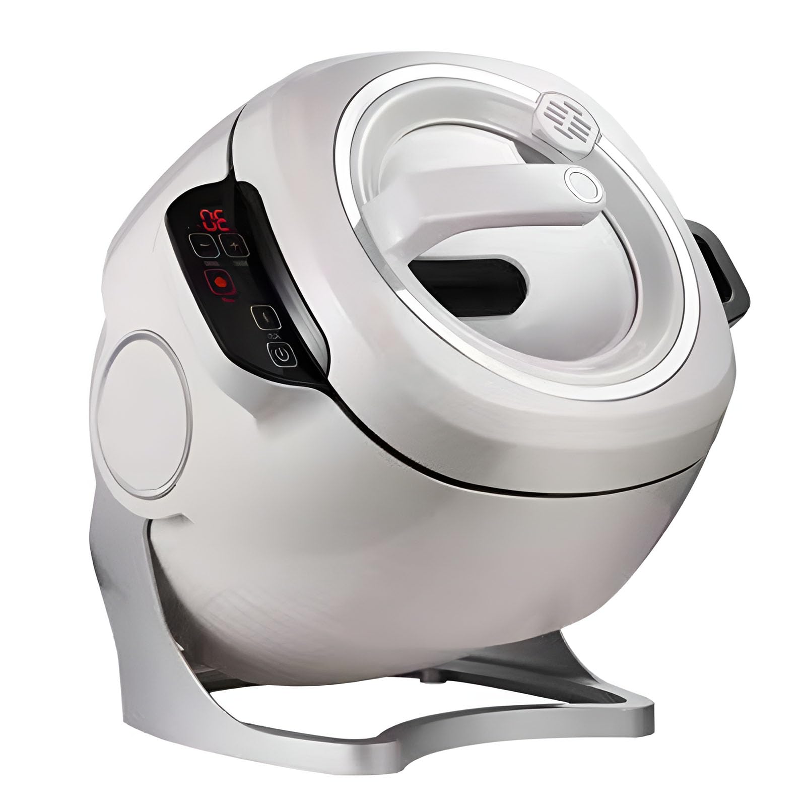 Olla inteligente automática con función de agitación, olla eléctrica antiadherente para cocinar sin humo en familias ocupadas