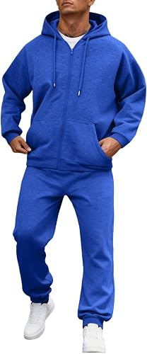 GQN Track Suits Set 2 Piece Jogging Airport Outfits Hoodie Fleece Lounge Casual 