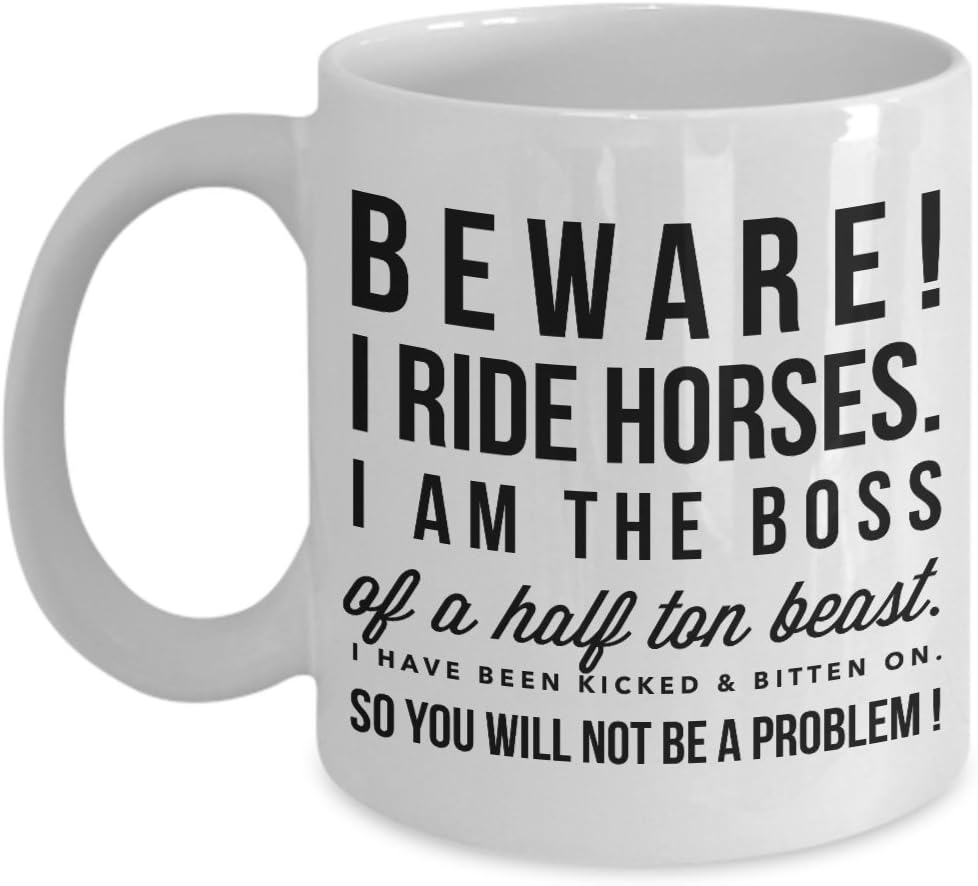 Beware I Ride HorseHorse Gifts For WomenHorse Gifts For Horse LoversHorse Rider