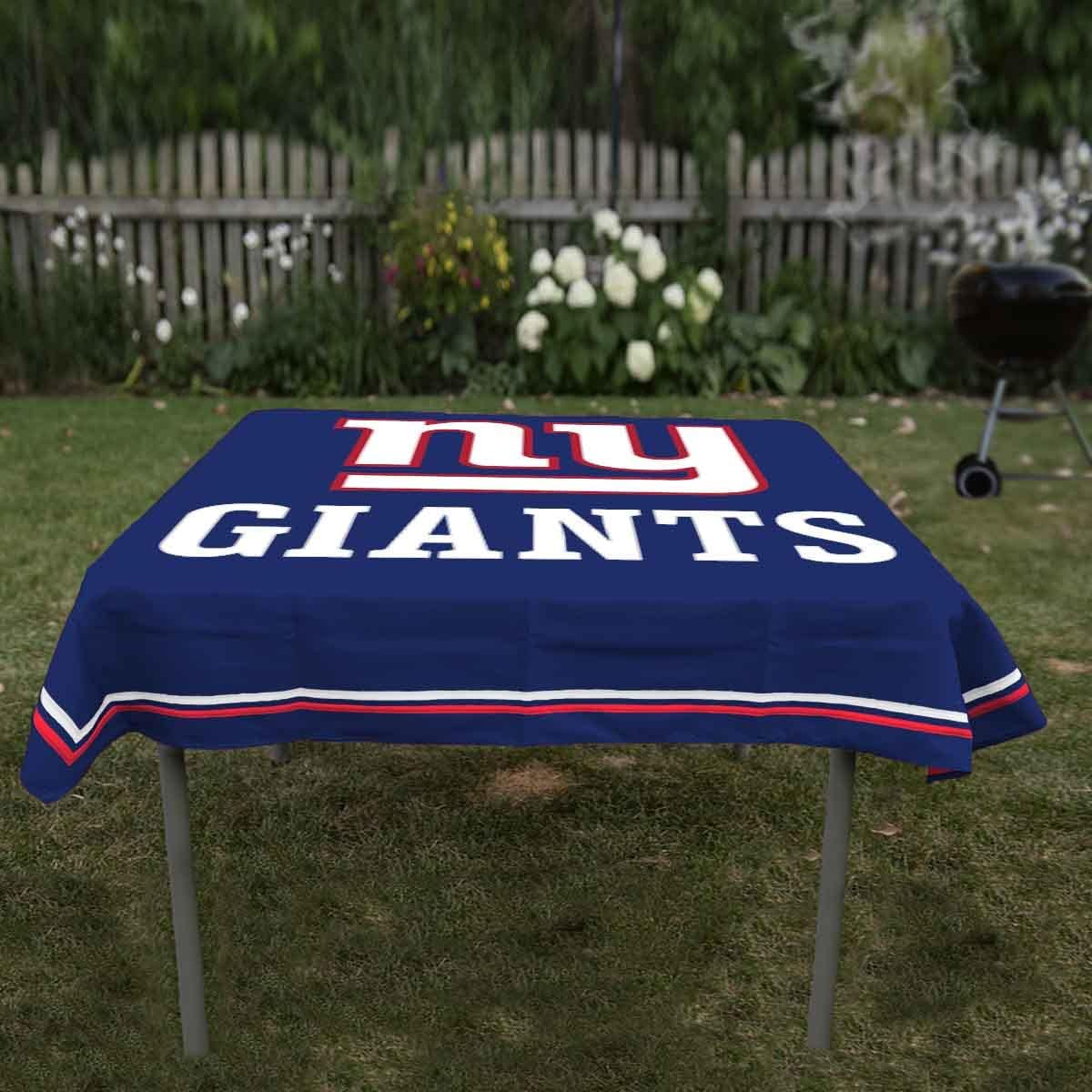WinCraft New York Giants Logo Tablecloth and Square Table Cover Overlay