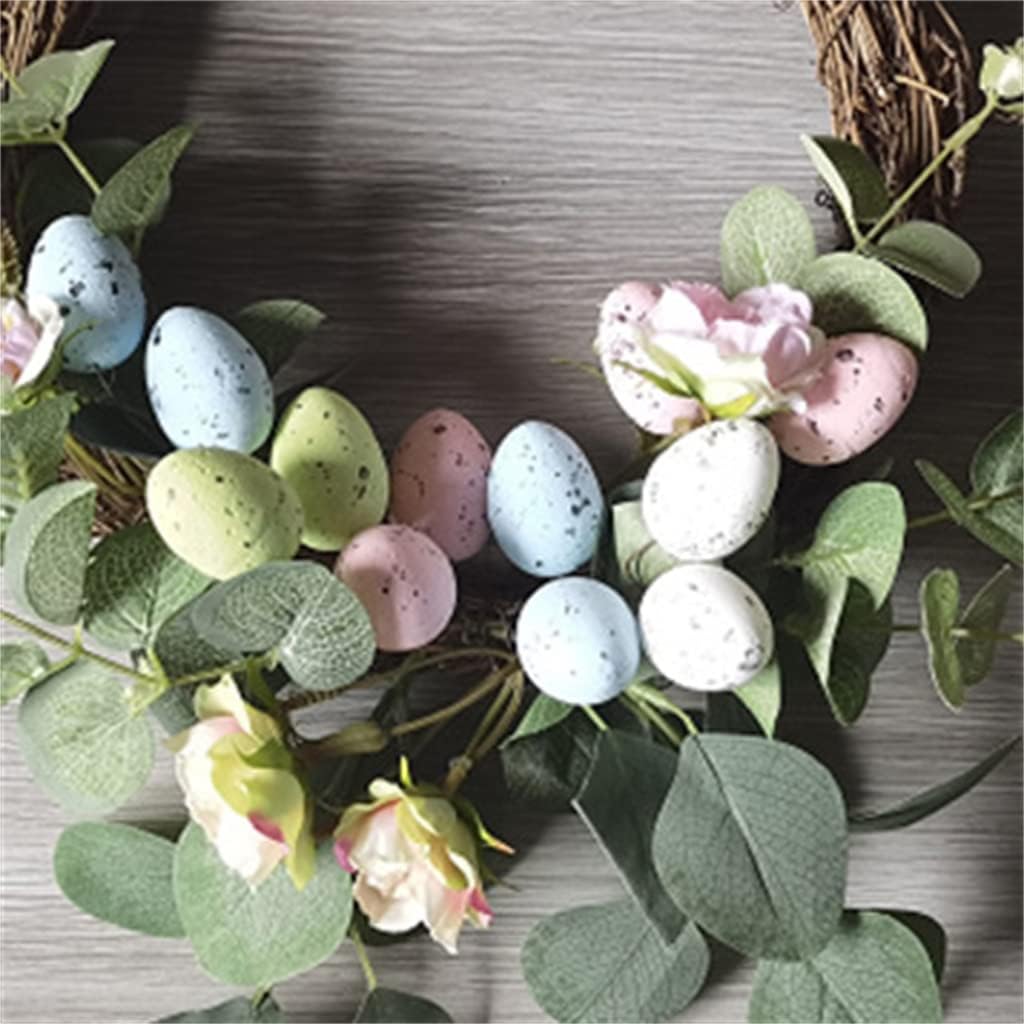 Simulated Flower Wreath Layout On The Wall, Simulated Plant Wall Decoration