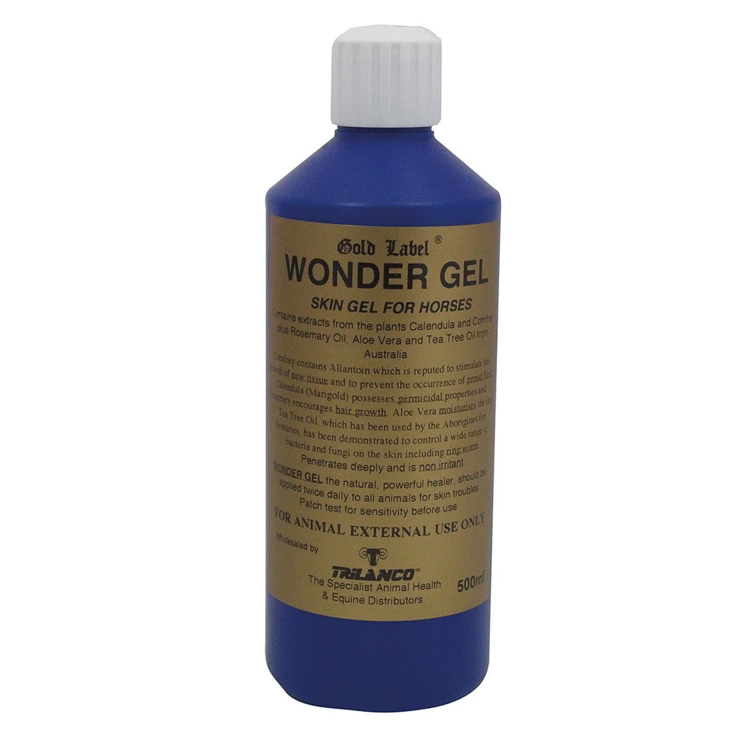 Gold Label Natural Healing Horse Wound Wonder Gel x Size: 500 Ml