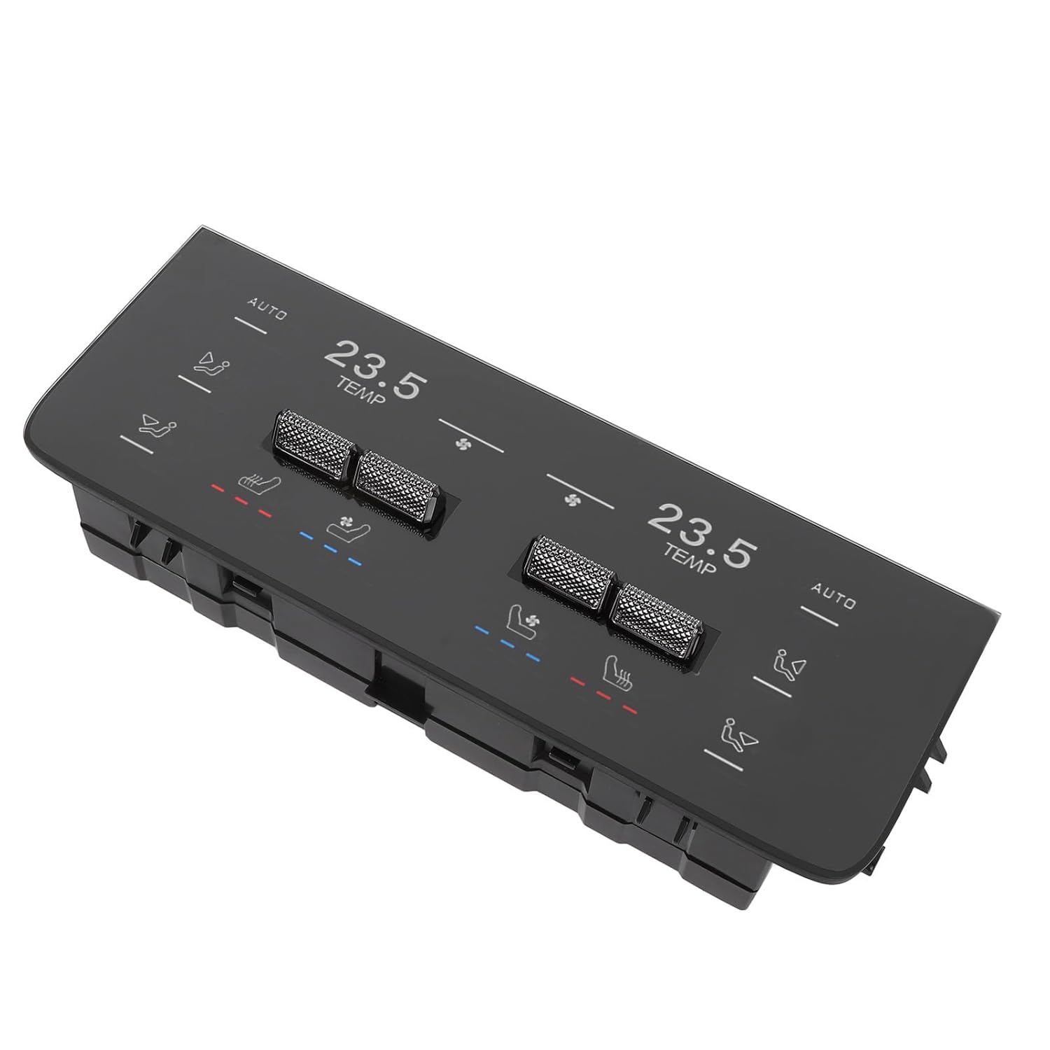 Rear Air Conditioning Panel, Independent Temperature Adjustment Switch Control Panel for Vehicle with LCD Screen, Enhanced Climate Control Experience, Simple Installation,