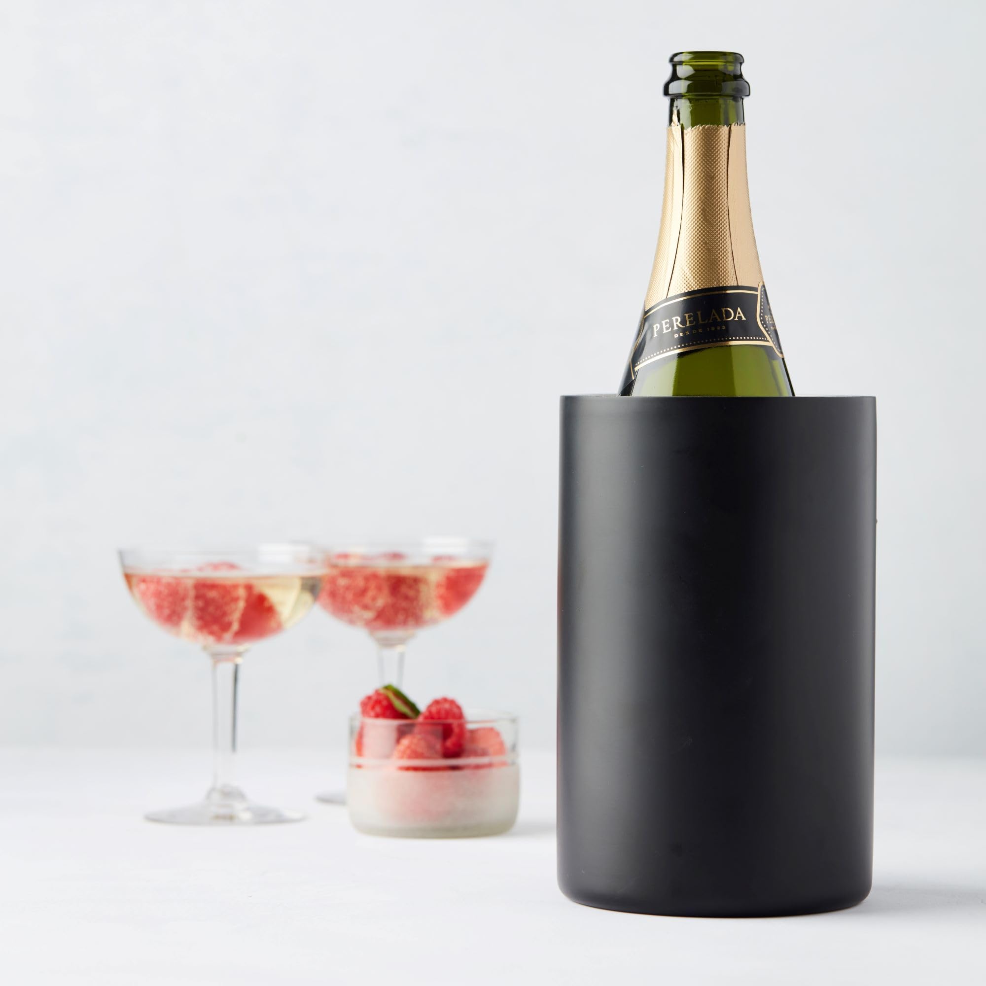 Rafraichisseur Bouteille Refroidisseur De Vin U00e9lectrique Pour Bouteille De Vin Ou De Champagne De 750 Ml, Caves Portables Rafraichisseur Bouteille De Vin
