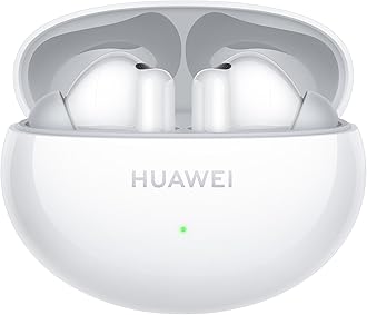 HUAWEI FreeBuds 6i Wireless Earbuds, Bluetooth 5.3, Active Noise Cancellation 3.0,Punchy Bass,35 hours battery life, IP54 Water-resistance, Dual-Device Connection,Compatible with Android & iOS, White