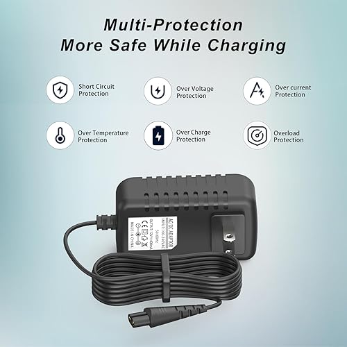 Miniatura 4 de Cargador de repuesto para afeitadora Remington F5-5800 F7800 F5800 F5790 F4790 R5150 R6130 R-6150 MS2-390 MS3-2700 MS680 R9100 5V Trimmer cable de