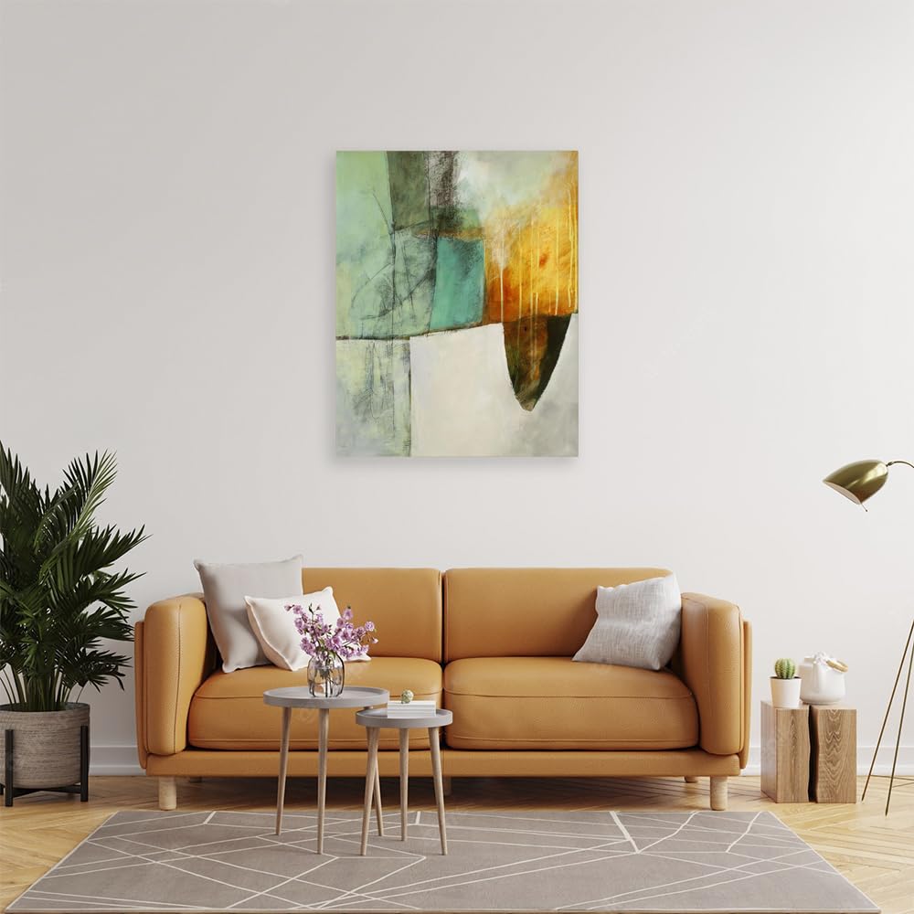 VERRE ART Printed Framed Canvas Painting for Home Decor Office Wall Studio Wall Living Room Decoration (22x34inch Wrapped) - Submerge #2