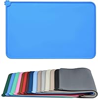 Vista 21 de AUDWUD - Tapete de silicona, impermeable y antideslizante para alimentos de perros y gatos, para tazón de mascotas
