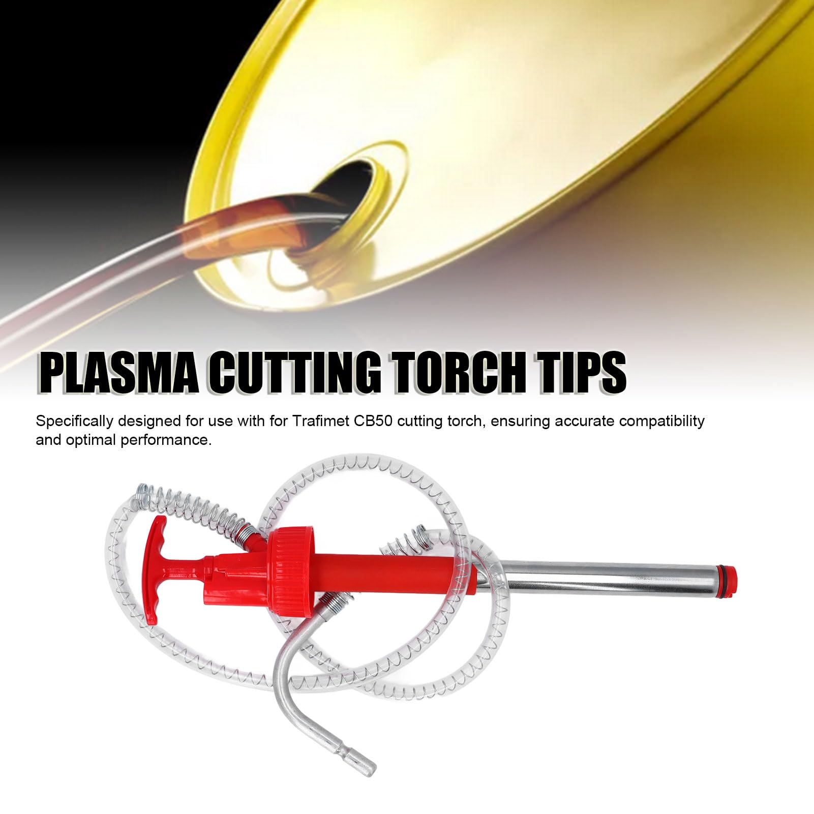 Portable Power Transfer Pump, Manual Liquid Transfer Pump Leakage Proof Portable Vertical Oil Drum Pump for 20L Drum