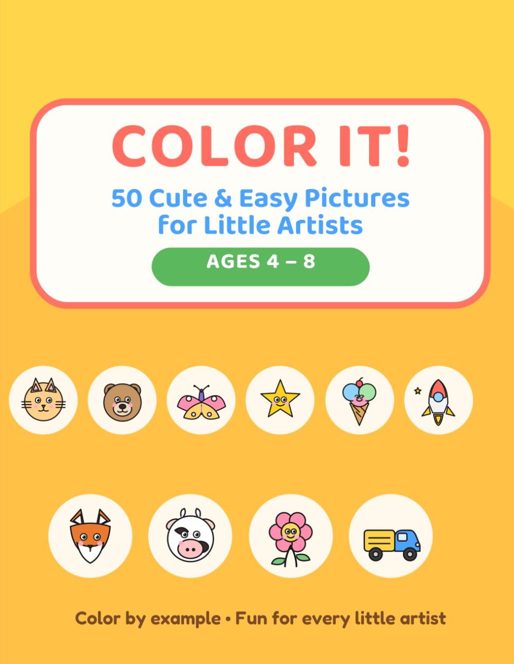 KIDS COLOURING BOOK AGE 4 -8