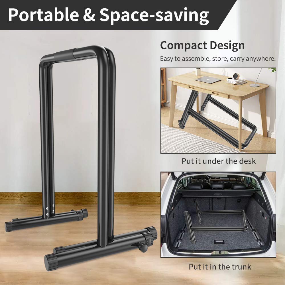 Dripex 500lbs Adjustable Dip Bar Heavy Duty Steel Dip Station, Home Dip