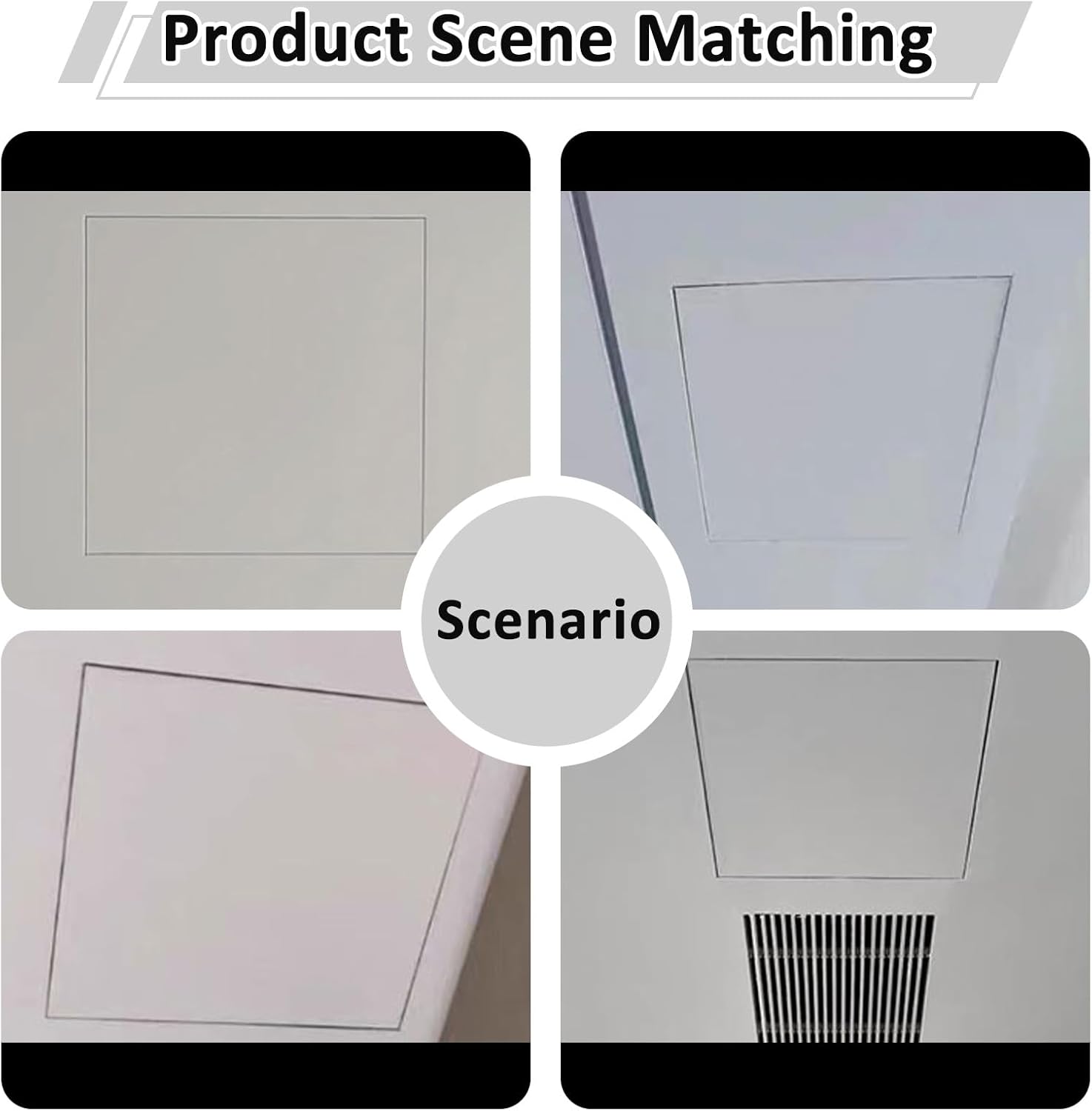 Access Panel for Drywall Ceiling Access Panel Flush Mount Access Hatch Attic Access Door for Home for Plumbing Heating Hidden Door(12x16in/30x40cm)