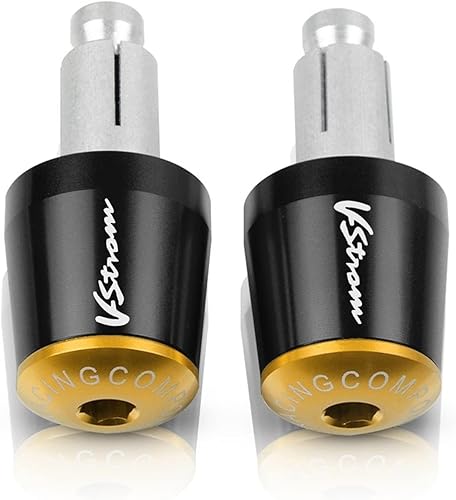 Vista 12 de 1 par de empuñaduras de manillar de motocicleta de 0.866 in para Suzuki V-Strom 250 650 1000 DL650 DL1000 DL250 Vstrom 2012-2018 extremo del mango