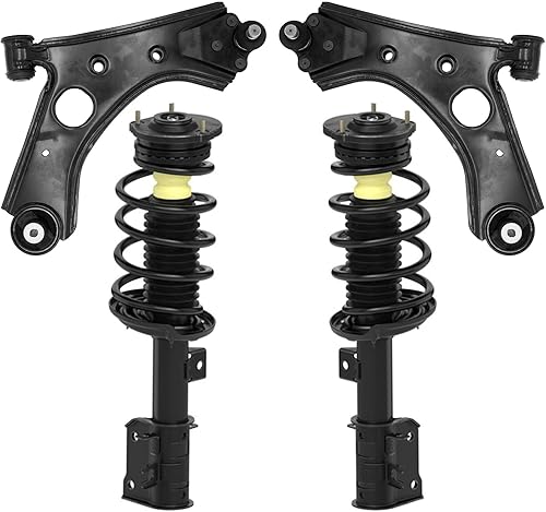 Miniatura 286 de Detroit Axle - Kit de puntales delanteros de 6 piezas para Chevrolet Aveo Aveo5 Pontiac G3 Wave, barra estabilizadora, varillas de acoplamiento