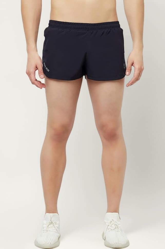 2" Men's Pro Marathon Dry Fit Running Shorts with Inner Brief and Key Pocket