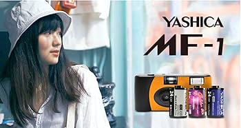 Yashica MF-1 Snapshot Art Camera (Black/Orange) (YAS-SACMF2