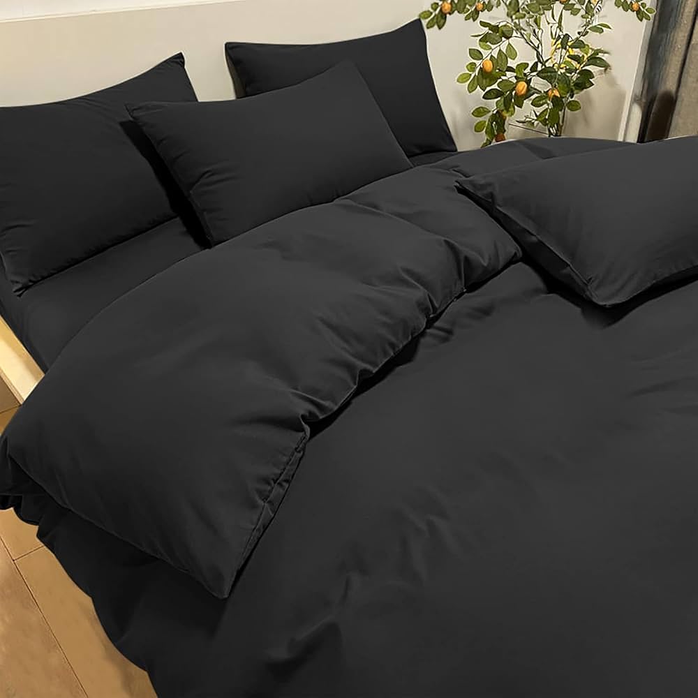 Set Copripiumino una Piazza e Mezza 200x200 cm (2 Federa 50x80) Set di Biancheria da letto in Microfibra Morbido Ipoallergenico con chiusura a cerniera Duvet Cover Gatto dei Cartoni Animati