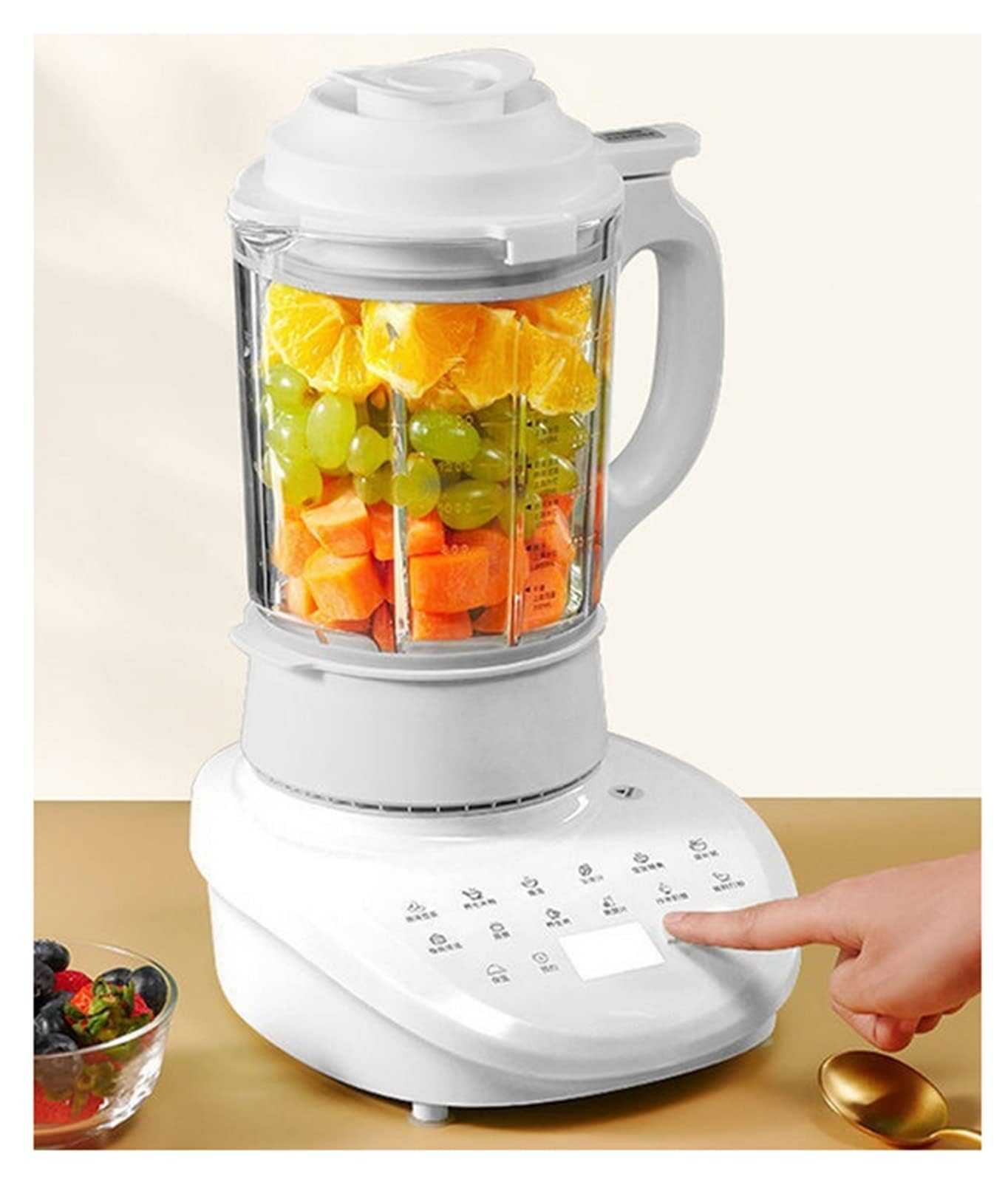 Licuadora al vacío, licuadora Profesional de encimera con trituradora de Hielo, licuadora de Cocina de Alta Velocidad de 58000 RPM con Pantalla táctil LCD, función de autolimpi,