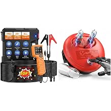 KZYEE KM601 Power Circuit Probe Kit, 12V-24V Automotive Circuit Tester with KS30 Spark Plug Tester, Dual-Port Ignition Coil Tester