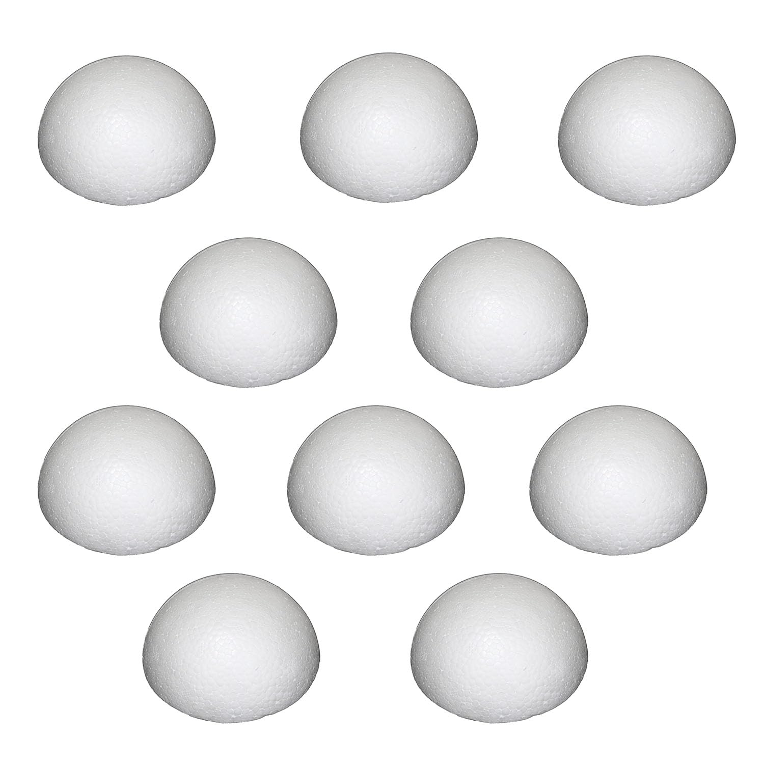 Meuey Lyot 4 inch About 10.2 cm White Styrofoam Ball Foam Balls Craft Ball Foam Balls DIY Art Deco and Home Craft Project 6PCS (10)