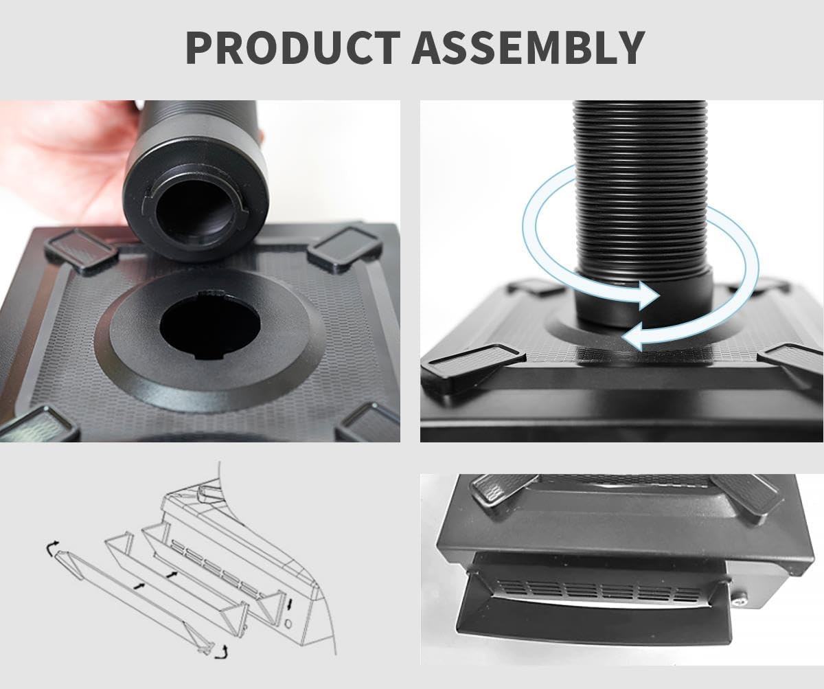 Multi Functional Portable Desktop Adjustable Low Noise Smoking Extractor,Welding Fume Extractor, Solder Fume Extractor, Fast Smoking and Smooth Operation