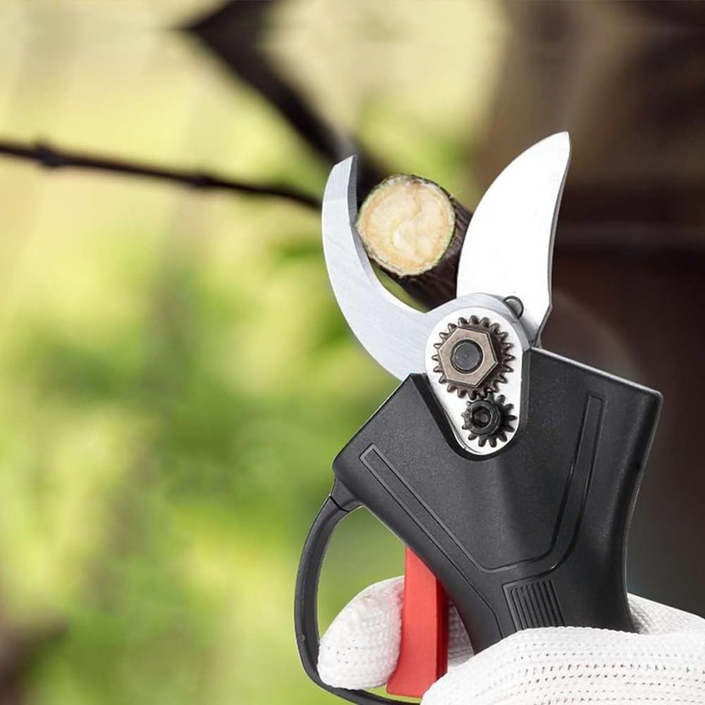 Forbici da Potatura Elettriche Professionali con 2 Batterie – Cesoie Trincia Rami Portatili