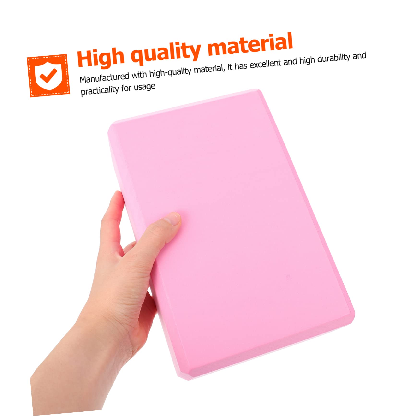 GOOHOCHY Yoga Pull-Band Straps Blocks Set Durable Eva Material for Yoga Exercise