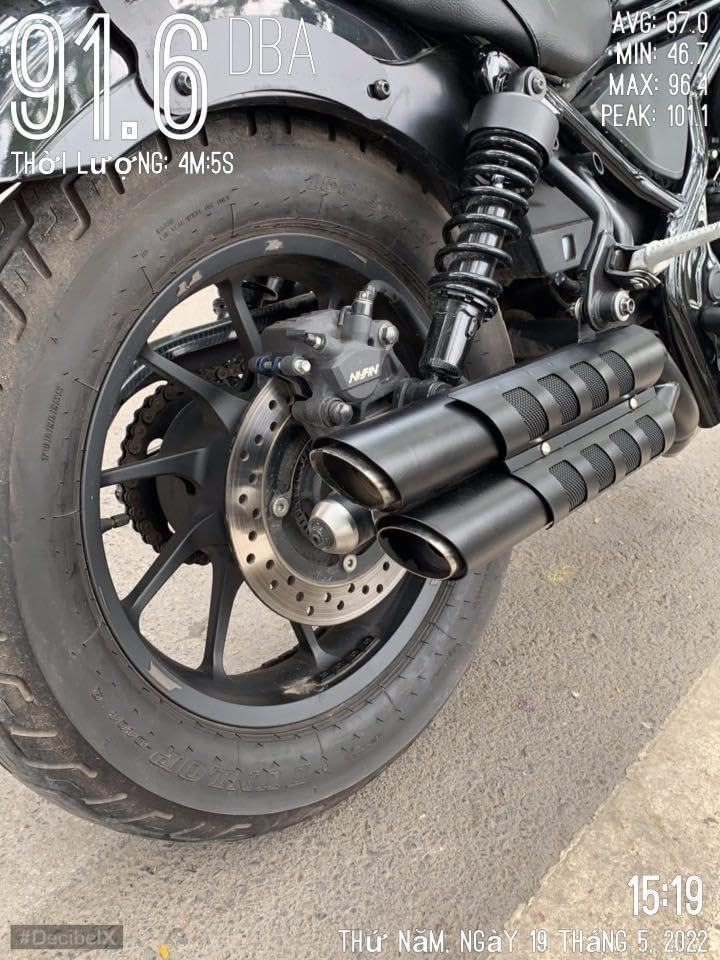 ホンダレブル250-500用マフラーgem speed製 V1 レブル250/500 gem