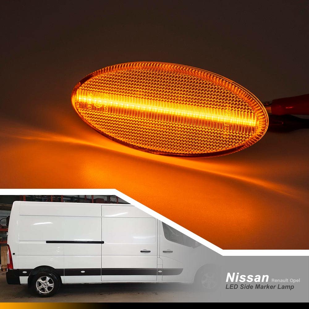 clignotants latéraux LED pour R/enault Master 3 Van avec pour Applicable