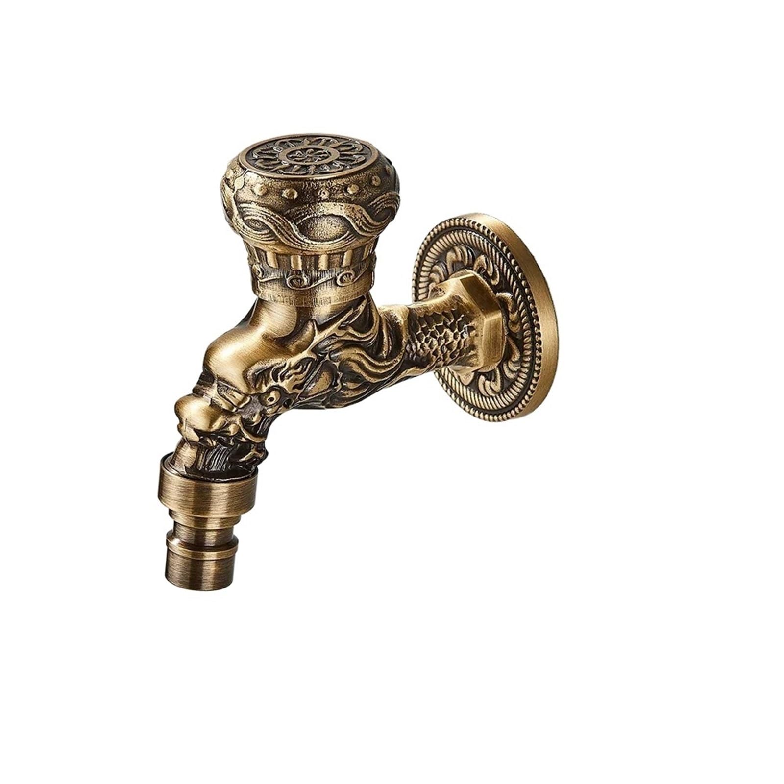 Wwpmnqd Type6 Taps Decorative Outdoor Faucet Garden Bibcock Tap Bathroom Washing Machine/Mop For Garden(Type6)