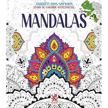 Capa do livro Livro para Colorir Antiestresse Jardim dos Sonhos - Mandalas