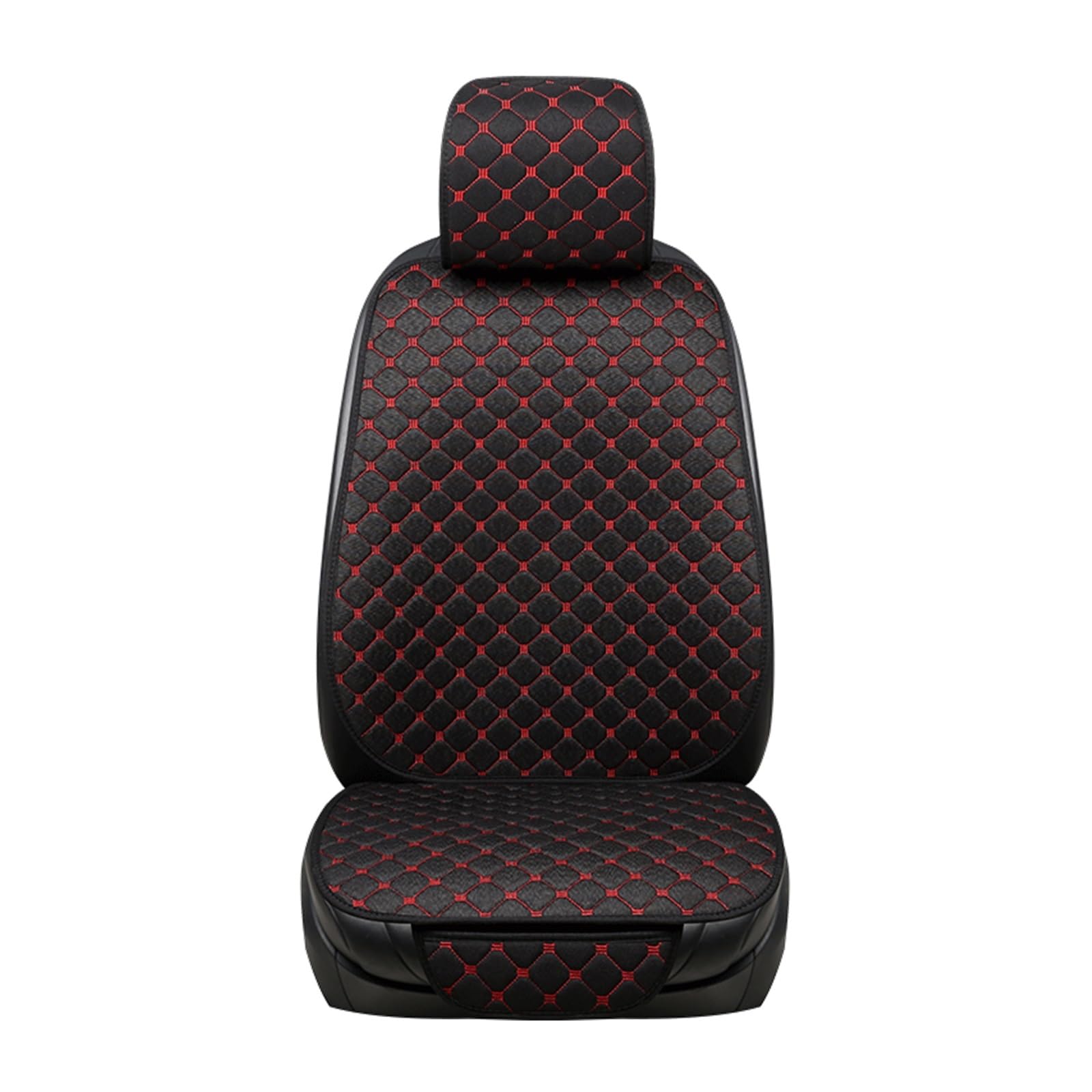 Housse de siège de voiture noir et rouge ensemble complet pour SUV et van