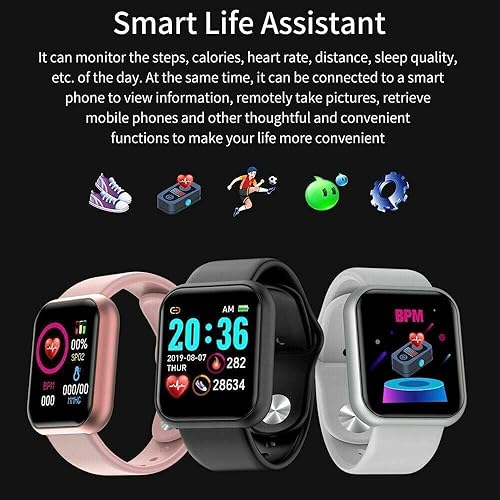 Miniatura 2 de Reloj inteligente rastreador de fitness de 144 pulgadas con monitor de HR rastreador de sueño cronómetro reloj de fitness impermeable IP65 funciona