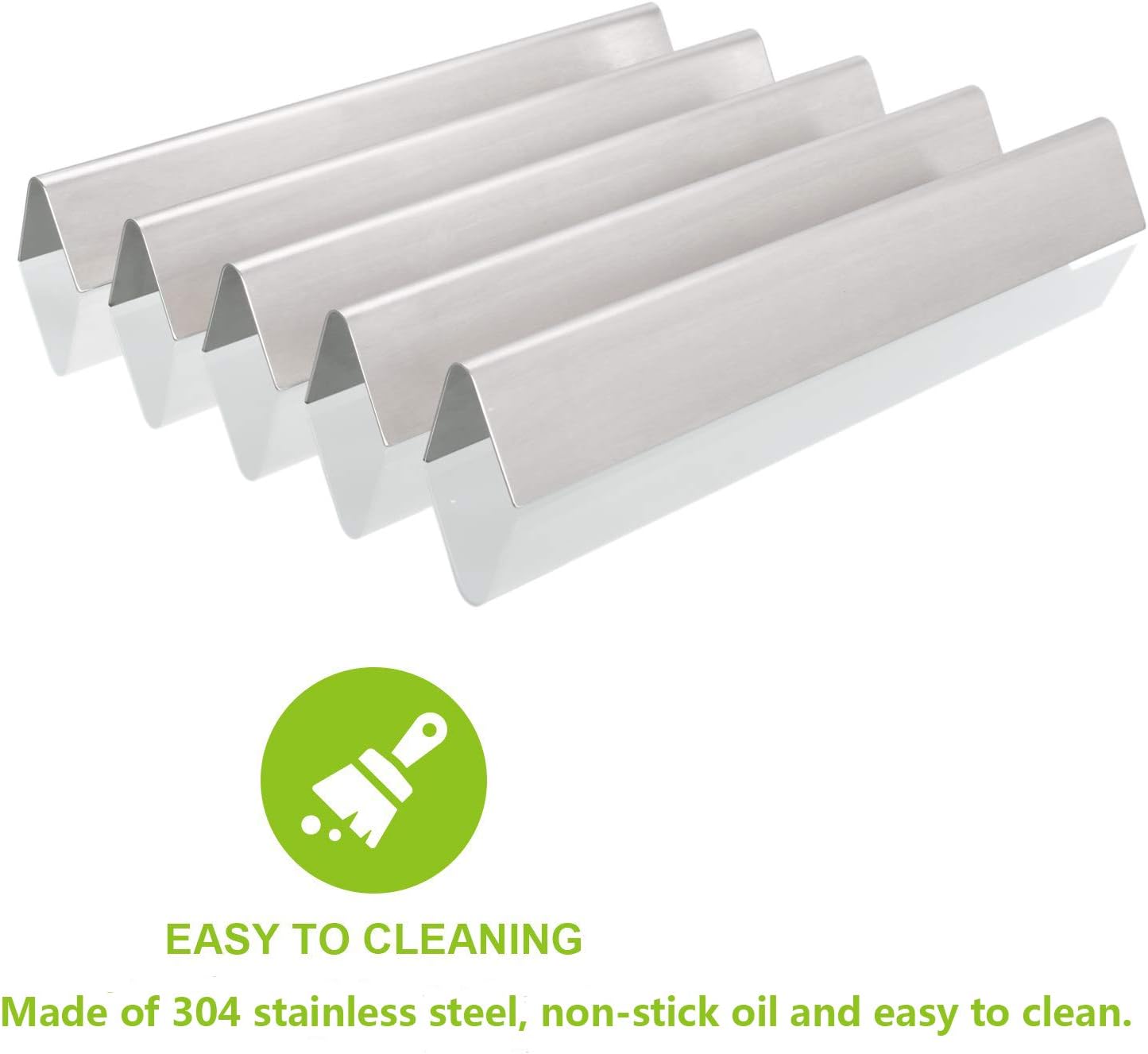 Utheer 7620 Flavor Bars and Heat Deflector for Weber Genesis Grill Parts for Weber Genesis 300 Series E/S310, E/S320, E/S330 Grill Replacement Parts with Front Control Knobs 2011 & Newer,65505 7622