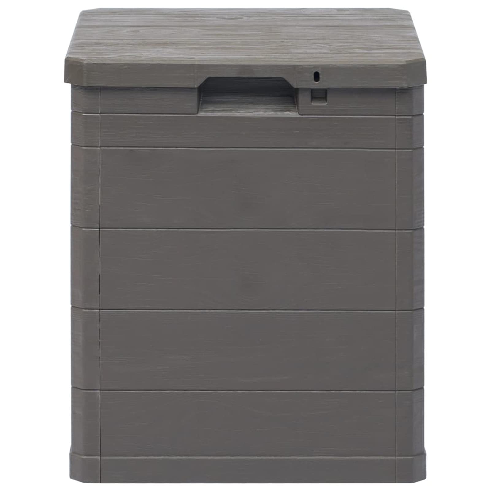 ARKEM Baule da Giardino Effetto Legno Organizer Box Giocattoli Multibox Impermeabile Esterni,Baule da Giardino 90 L Marrone