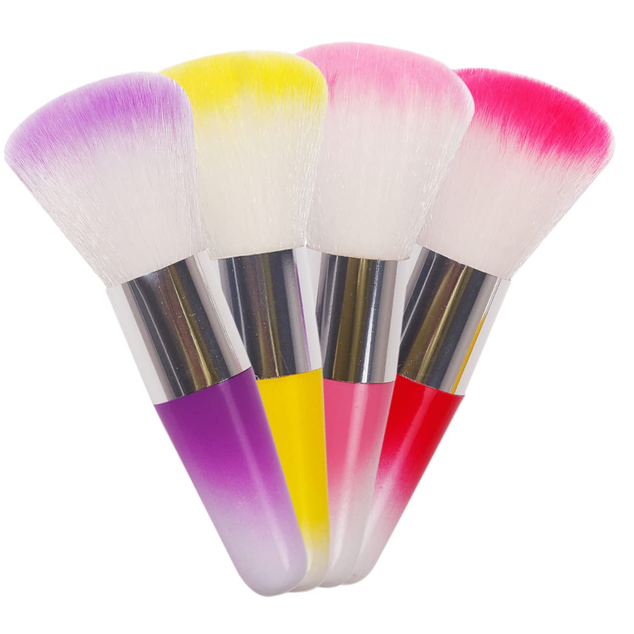FRCOLOR 16 Piezas Cepillo De Manicura Cepillo De Rubor Herramienta De Maquillaje Conveniente Cepillo De Uñas Para Limpiar Las Uñas Cepillo De Base El Plastico Portátil