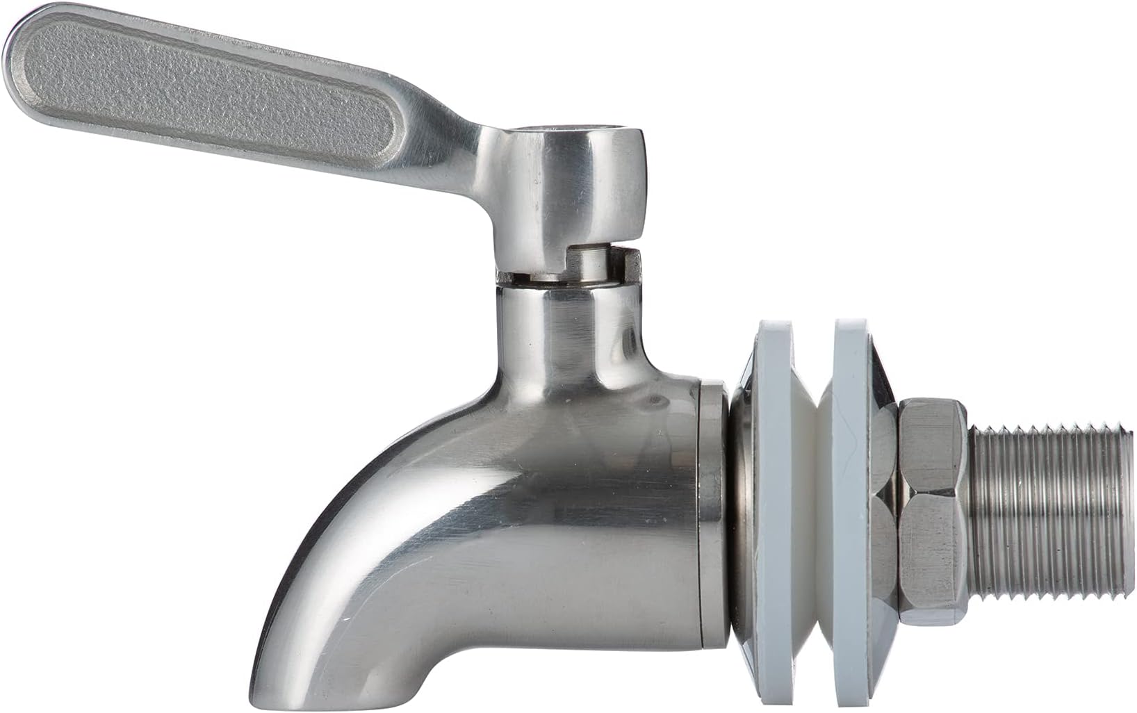 Stainless Steel Replacement Tap Durable, Drip-Free Design for 3 L, 5 L and 8 Litre Drinks Dispensers Easy to Install & Leak-Proof with Silicone Washers