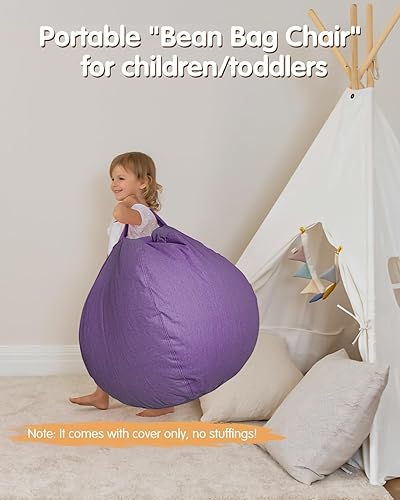 Miniatura 109 de Aubliss Puf de peluche con diseño de puntos rosa claro, mediano (32 pulgadas) rosado (Light Pink Dot),Unicornio de ojos grandes azul,Dinosaurio,Gris