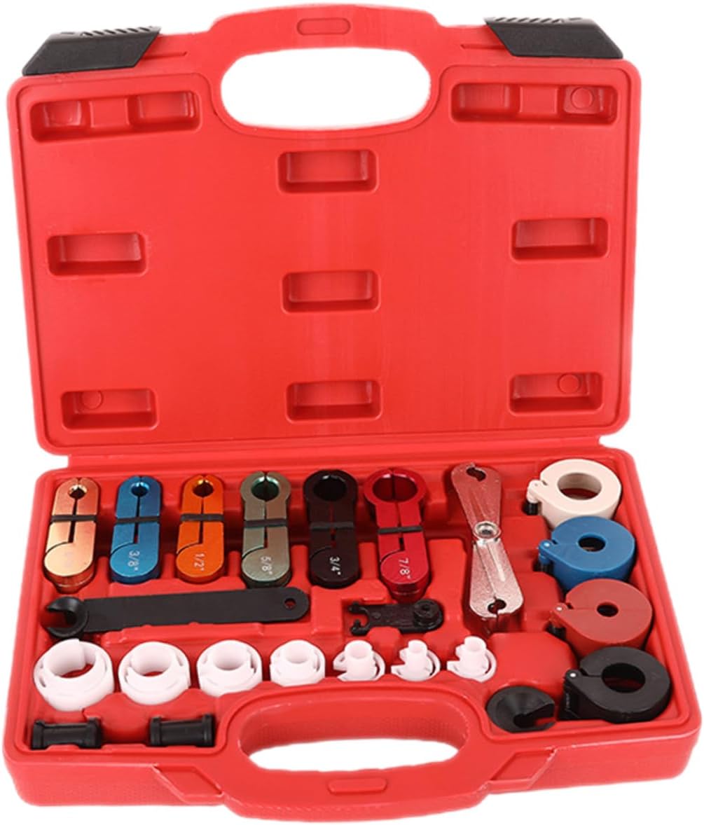 Cabilock 22Pcs Fuel Line Disconnect Tool Set Efficient Removal Tools for Automotive Fuel Lines Durable Construction Quick Disconnect for Fuel Filters Lines